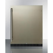 Summit Appliance  24 in. ADA Compliant Wide Built-in All-Refrigerator, Black
