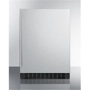 Summit Appliance  24 in. Freestanding Compact Refrigerator - Stainless Steel