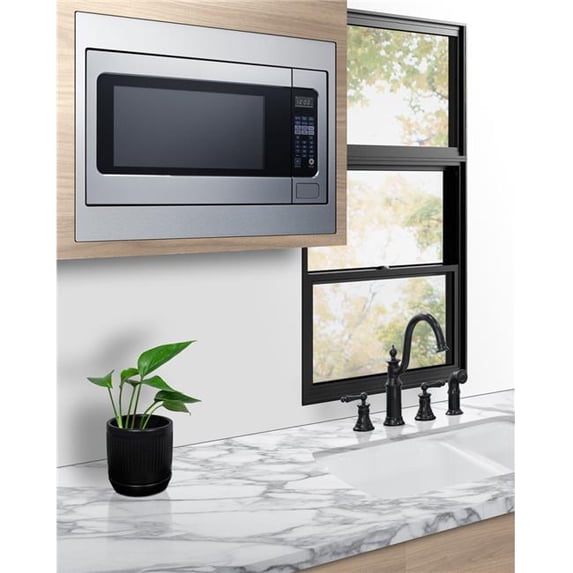Summit Appliance TKSM27 27 in. Built-In Microwave Trim Kit