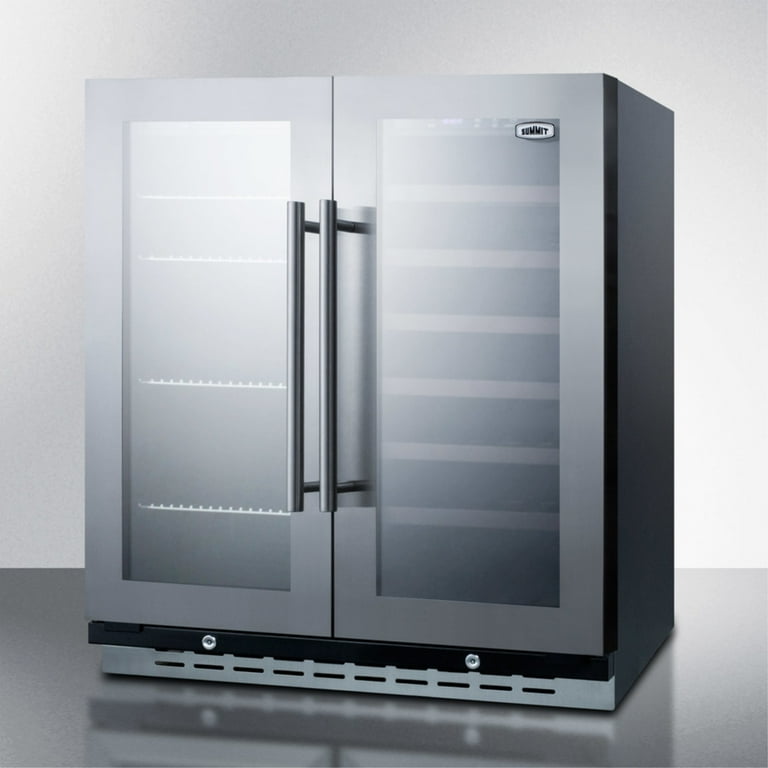 Summit dual 2024 zone wine cooler