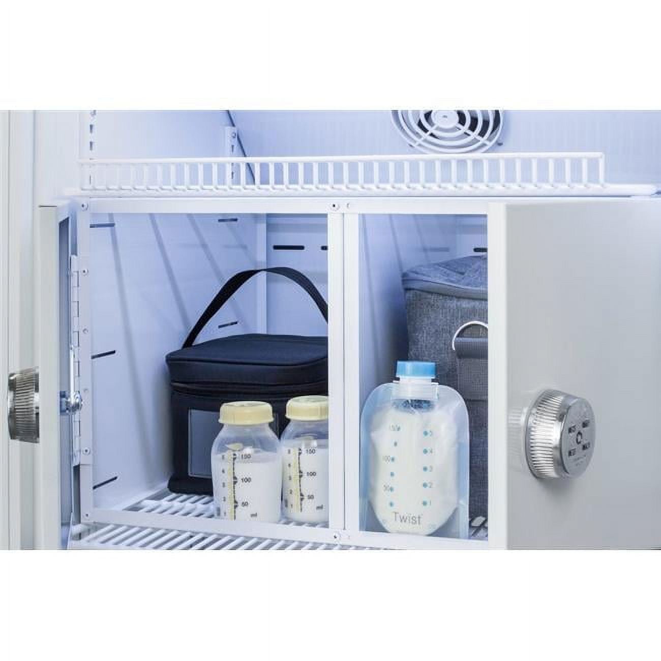 Summit Appliance ARS62MLMCBIADALK 6 Cu. ft. MomCube Breast Milk Refrigerator - ADA Height, White