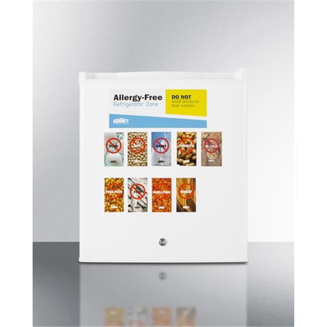 17" White Commercial Mini Refrigerator with Digital Thermostat