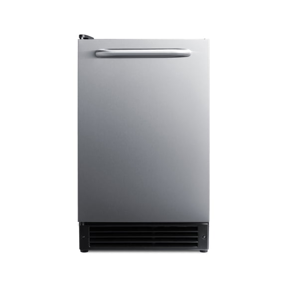 Summit Bim26lhd 15" Wide 12 Lbs. Capacity Built-In Ice Maker - Stainless Steel
