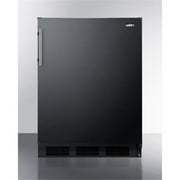 Summit Appliance FF63BK 32.63 x 23.63 x 23 in. Freestanding Residential Counter Height All-Refrigerator, Black