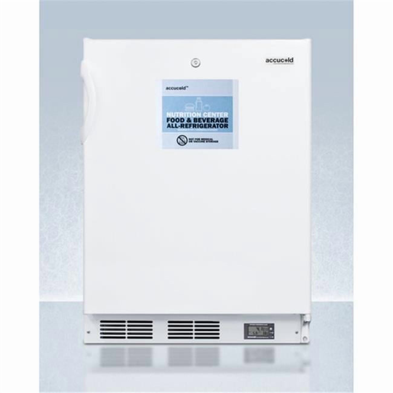 Summit Appliance FF6LWBI7NZADA 32.25 x 23.63 x 23.5 in. Built-In All-Refrigerator, White
