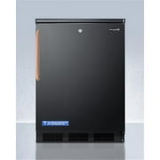 Summit Appliance FF7LBLKTBC 33.5 x 23.63 x 23.5 in. Counter Height All-Refrigerator, Black