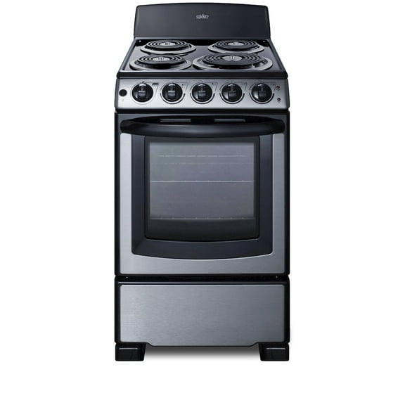 Summit Appliance PROEL20SS 20 in. Wide Electric Coil Range