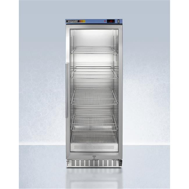 Summit Appliance PTHC125G 60 x 23.63 x 23.75 in. Single Chamber Warming Cabinet with Glass Door, Stainless Steel