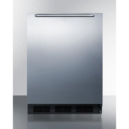 Summit Appliance - 5.5 Cu. Ft. Mini Fridge - Stainless Steel