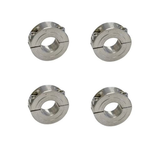 Summit Brand 7/8'' ID 2C-087-S Double Split Shaft Collar Stainless Steel Lock Collar Clamp Screw CSS2-87 4PCS(7/8'', 4)