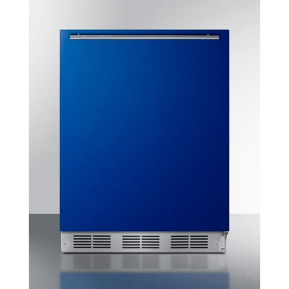 Summit Brf611whada 24 Inches Wide 5.1 Cu. Ft. Compact Refrigerator And Freezer Combo - Blue