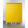 thumbnail image 1 of Summit Brf631bk 24 Inches Wide 5.1 Cu. Ft. Compact Refrigerator And Freezer Combo - Yellow, 1 of 2