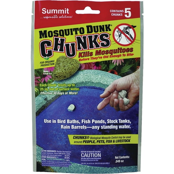 Summit Chemical Mosquito Dunks Chunks Mosquito Killer - Single Pack