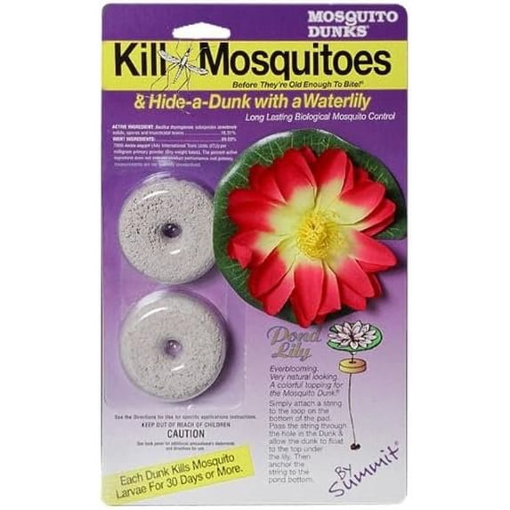 Summit Chemical Outdoor Mosquito & GNAT Killer Dunks, 2 Count