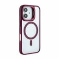thumbnail image 1 of Summit Clear MagSnap Case for iPhone 16 - Red, 1 of 1