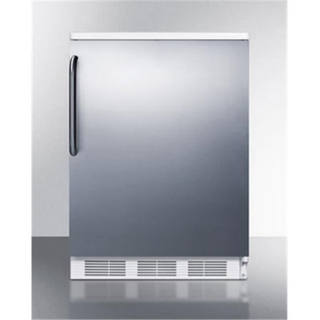 Summit Counter-Height All-Refrigerator -Stainless - Medical Use Only