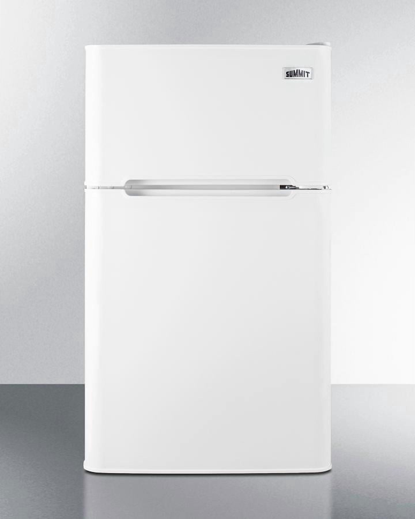Summit 19" Wide 2-Door Refrigerator/Freezer - White