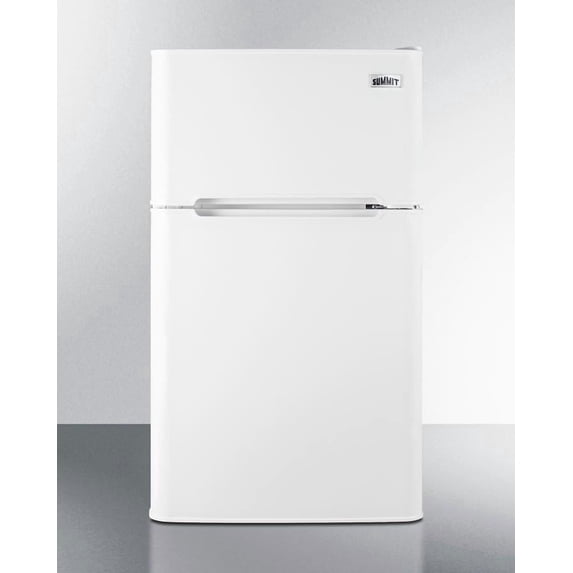 Summit 19" Wide 2-Door Refrigerator/Freezer - White