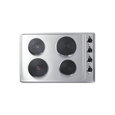 SUMMIT 30" Wide 208/240V 4-Burner Solid Disk Cooktop