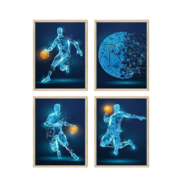 Summit Designs Basketball Wall Art Prints, Basketball Posters