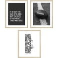 thumbnail image 1 of Summit Designs Football Inspirational Motivational Quotes - Black and White Kids Boys Bedroom Decor, Football Posters - Football Room Decor, Unframed Set of 3 (11x14), 1 of 7