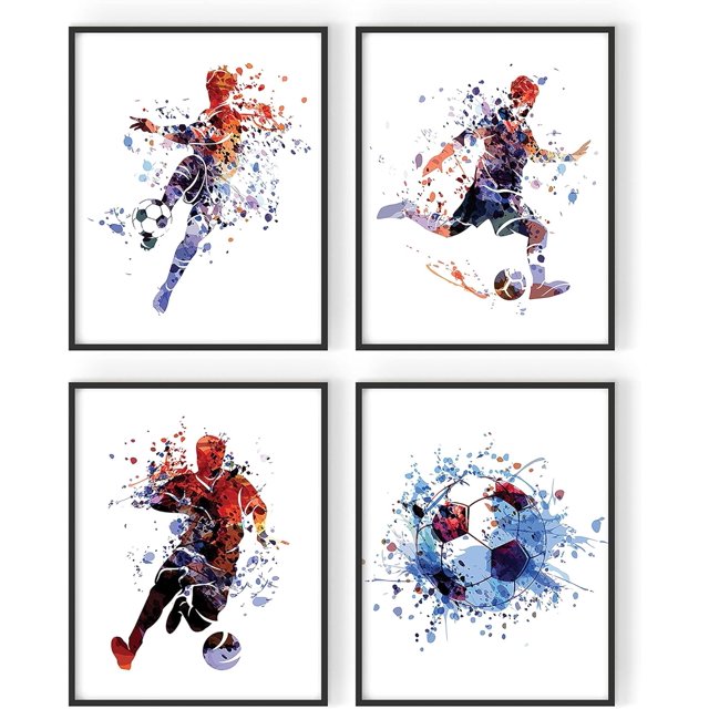 Summit Designs Soccer Wall Art Prints, Soccer Posters, Soccer Room ...