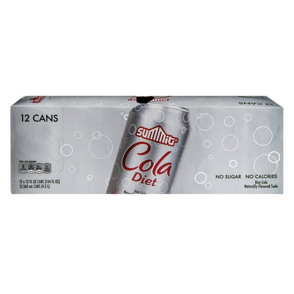 Summit Diet Cola - 12 Pack, 12 fl oz can - (Pack of 1)