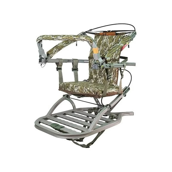 Summit Treestands Summit Dual Threat Treestand Mossy Oak Bottomlands, Mossy Oak Bottomlands