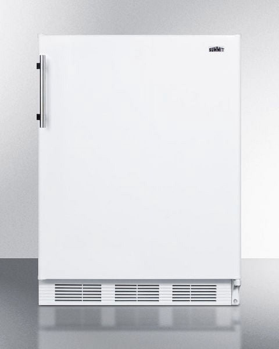 Summit FF61WBIADA 24'' Wide White Door All-Refrigerator with ADA