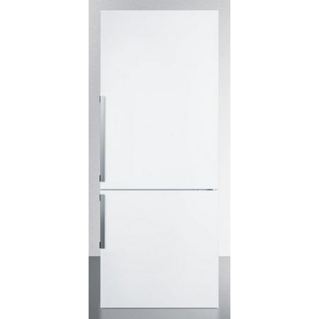 Summit Ffbf281 28" Wide 16.8 Cu. Ft. Energy Star Rated Bottom Mount Refrigerator - White