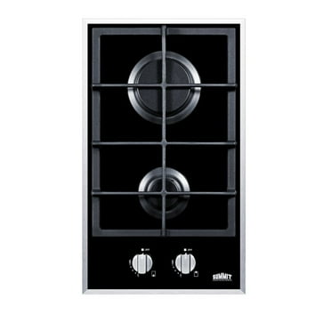 SUMMIT 12" Wide 2-Burner Gas Cooktop