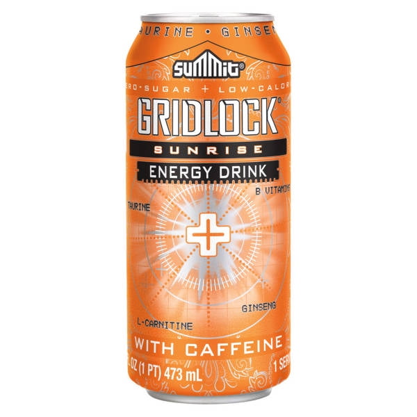 Summit Gridlock Sunrise Energy Drink - 16 fl oz - (Pack of 2