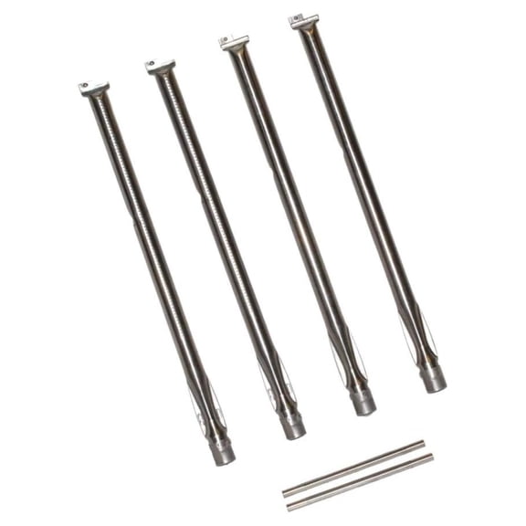 Summit Grill Burner Tube Set 85660 - 4 Burner Replacement Kit, Stainless Steel - Fits 2000-2006 Silver A/B Models - Includes Crossover Tubes