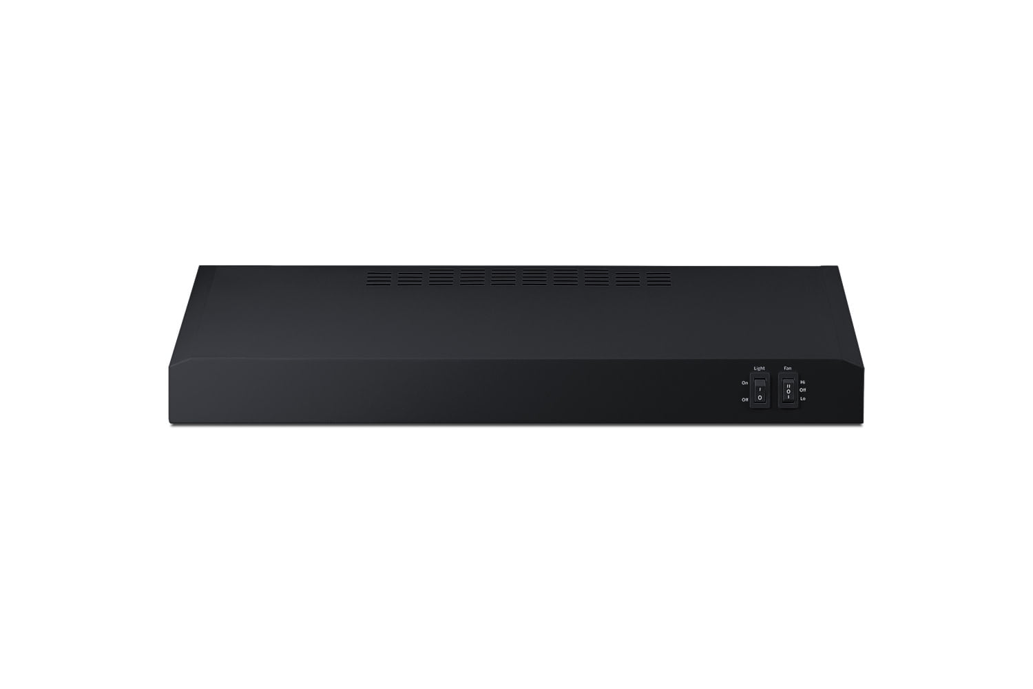 Summit 24" Under Cabinet Convertible Range Hood - Black