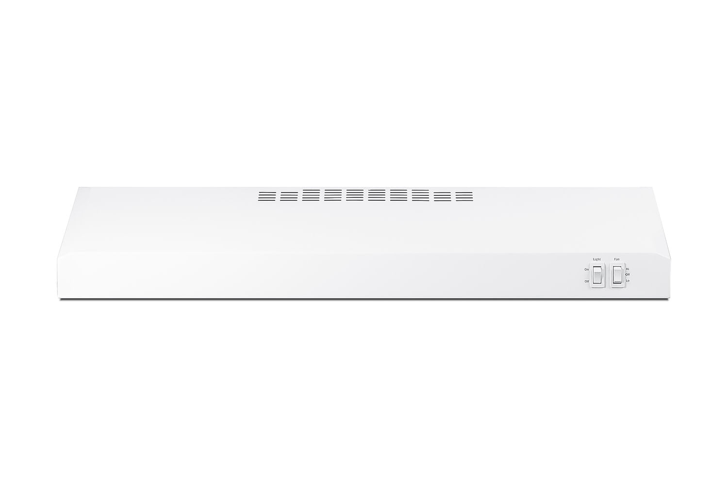 Summit 30" Under Cabinet Convertible Range Hood - White