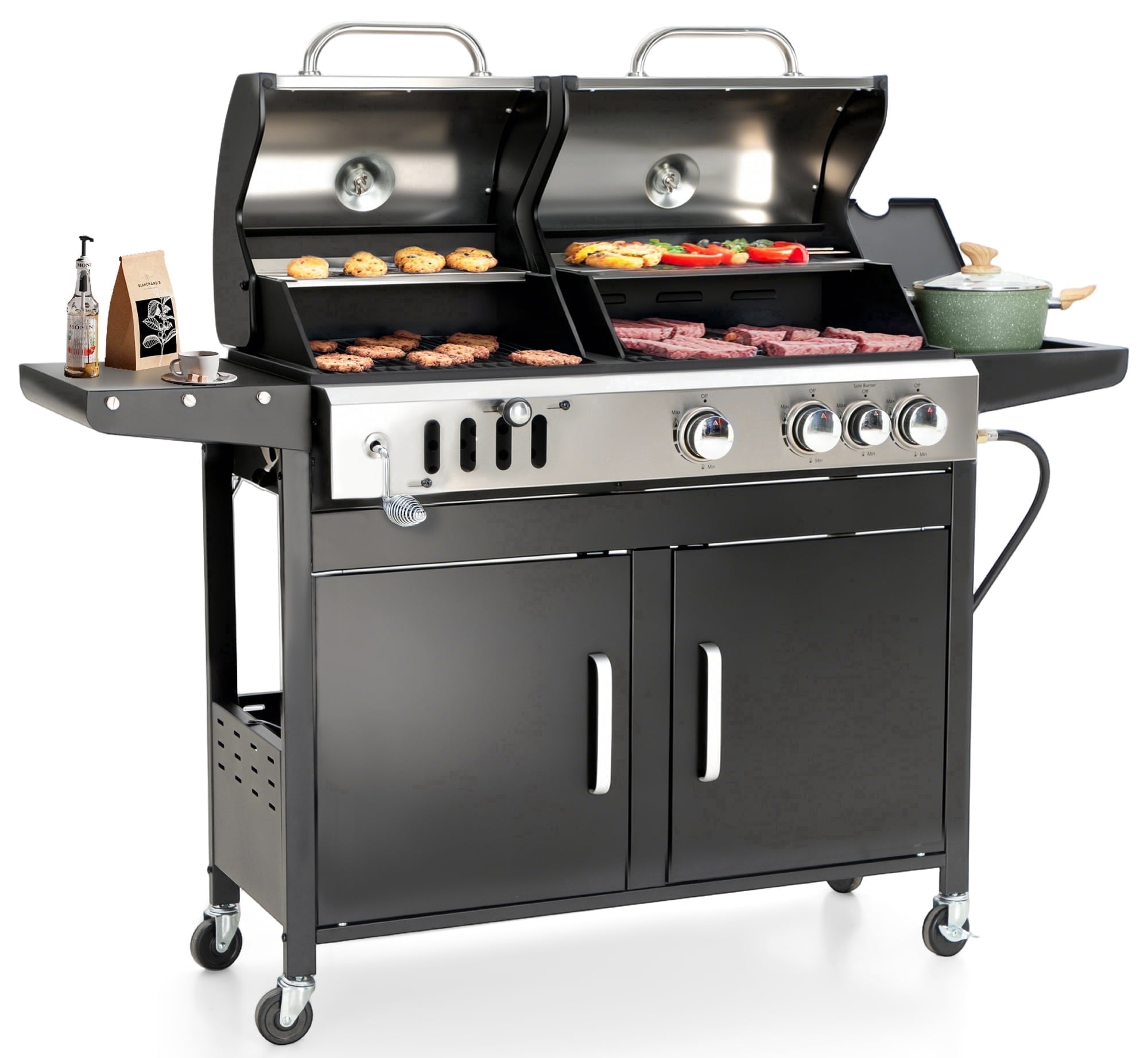 Summit Living Combination Gas and Charcoal Grill, 686 sq. in
