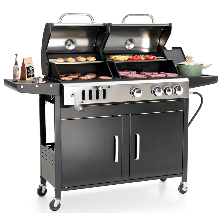 Summit Living Combination Gas and Charcoal Grill, 686 sq. in