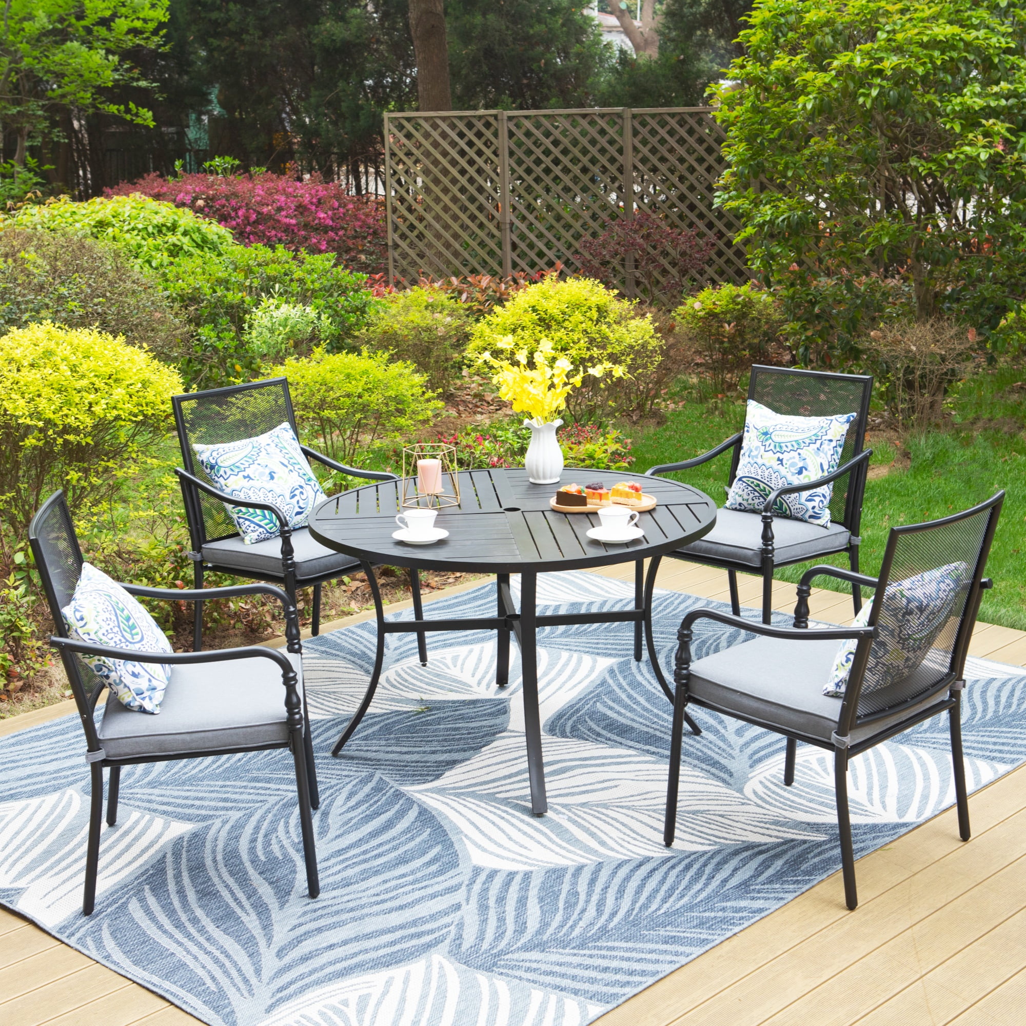 small 4 chair patio set
