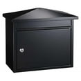 thumbnail image 1 of Summit Locking Wall Mount Mailbox, Black, 1 of 1