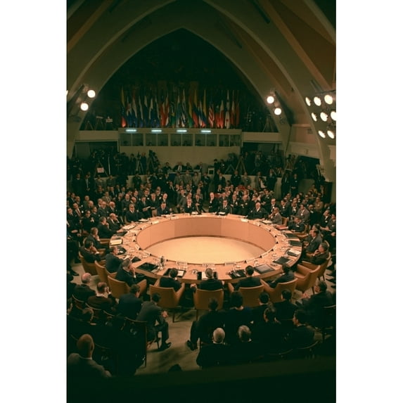 Summit Meeting Of American Chiefs Of State At Punta Del Este History (18 x 24)