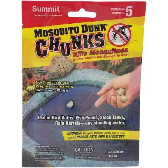 Summit Mosquito Dunk Insect Killer Solid 5 pk