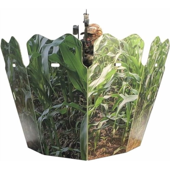 Summit Outdoors GhostBlind Predator Hunting Ground Blind 4-Panel Reflective Hunting Blind
