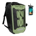 thumbnail image 1 of Summit Outwear Waterproof Backpack – Large 35L Dry Bag Backpack with Roll Top Closure –Waterproof Phone Case Included Hiking Backpack with Cushioned Back Panel – Dry Sack for Hiking, Kayaking, Travel, 1 of 5