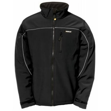 Summit Resource International  CAT All Season Soft Shell Jacket, Black - 2XL