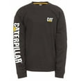 thumbnail image 1 of Summit Resource International  CAT Long Sleeve Trademark T-Shirt, Black - Large, 1 of 1