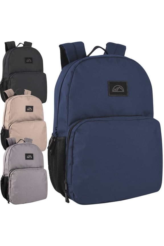 17 Inch Laptop Backpacks 24 Pack, Large Pockets, Mesh Shoulder Straps for Travel, Commute