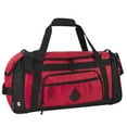 thumbnail image 1 of Summit Ridge 24"L Duffel Bag 42 Liter Capacity for Gym Clothes, Sports Equipment, Towels, Sneakers, Travel, Commute in Red, 1 of 7