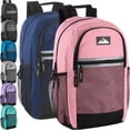 thumbnail image 1 of Summit Ridge Reflective Multipocket Unisex Backpacks for Travel, Commute (24 Pack Assorted Unisex Colors), 1 of 14
