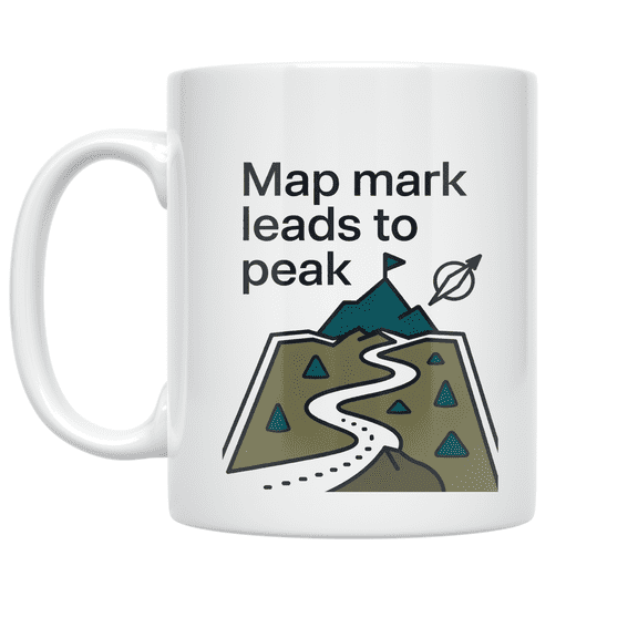 Summit Route Design - Adventure Seeker - 11 oz Ceramic Coffee Mug