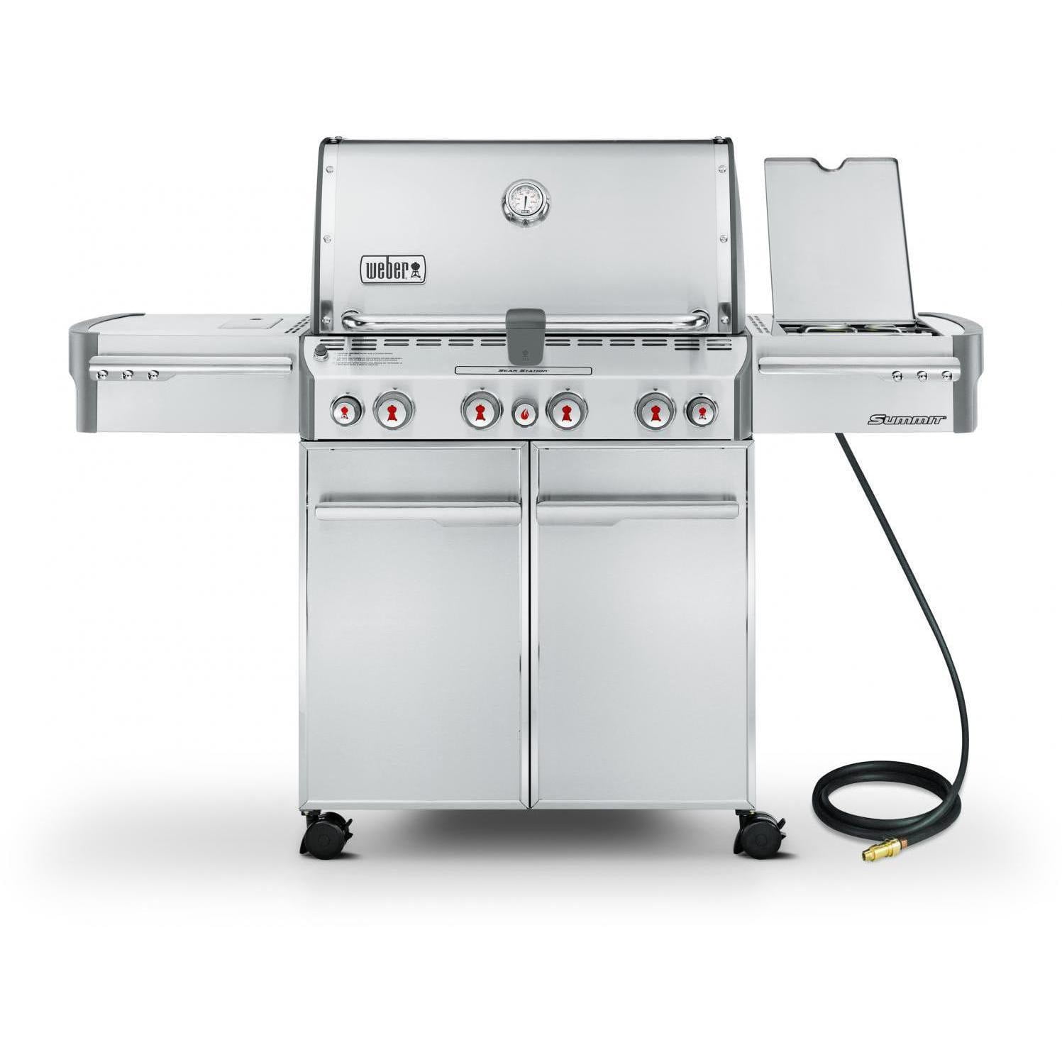 Summit S-470 Stainless Steel Natural Gas Grill with Rotisserie